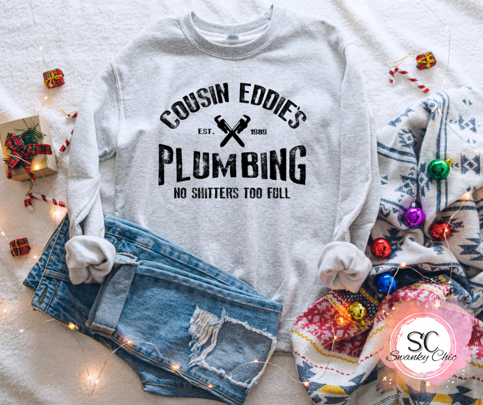 Casey Pitcher — Cousin Eddie’s plumbing: Medium, t-shirt hoodie