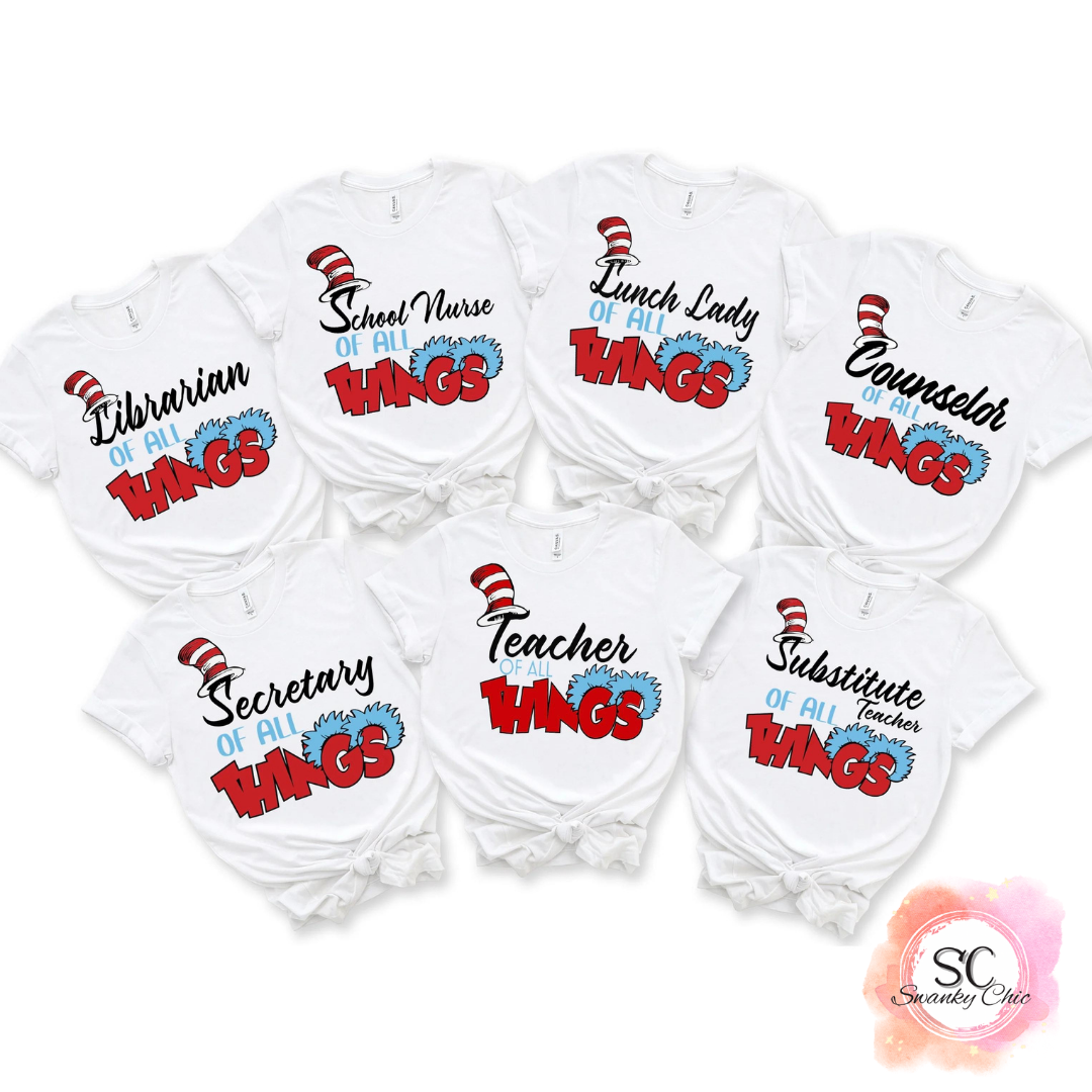 Christy Kuntz — Teacher of all things: large, white 64000, crewneck tee