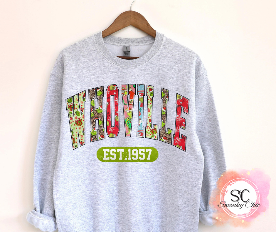 Michelle Spalding — Whoville: XL, as is, crewneck sweatshirt