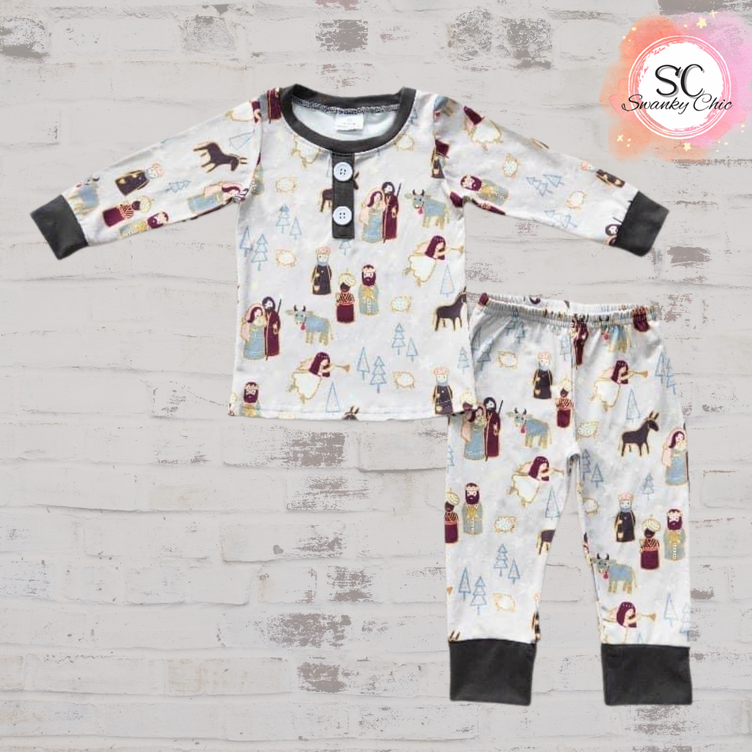 Shannen Carter — 3T Boy’s, Nativity Jammie’s