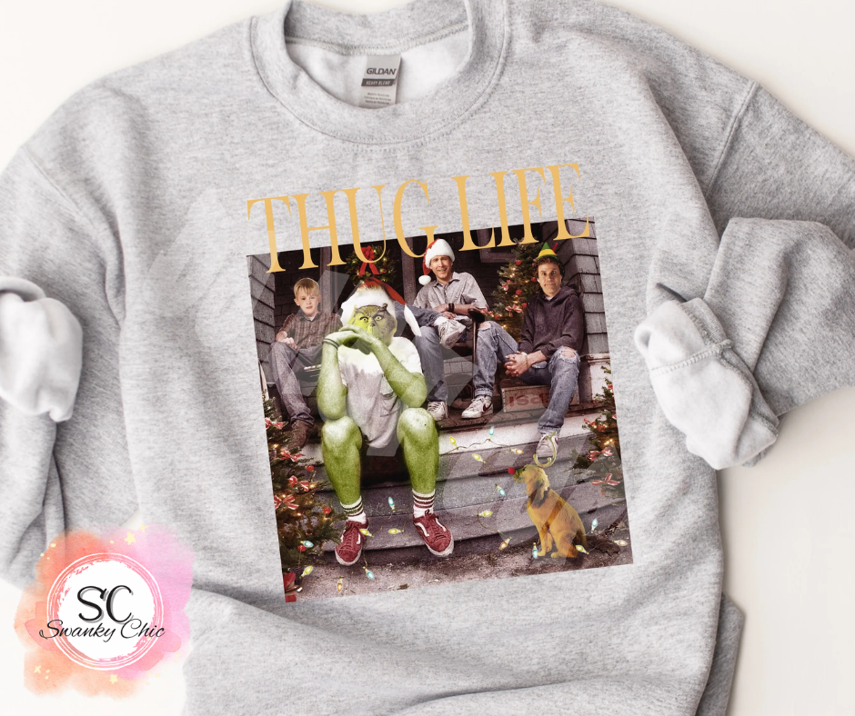 Kaylynn Mitchell — (youth)Thug life: Youth Small, as is, crewneck sweatshirt