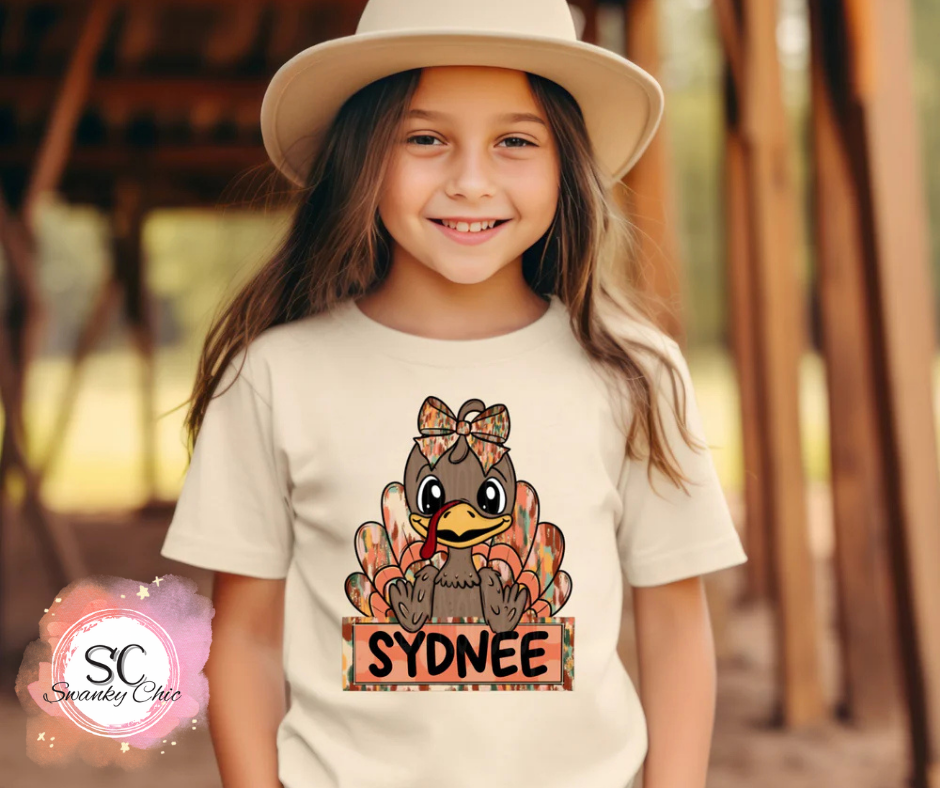 Kelsey Shepherd — Female turkey (Westlynn): youth small, crewneck tee