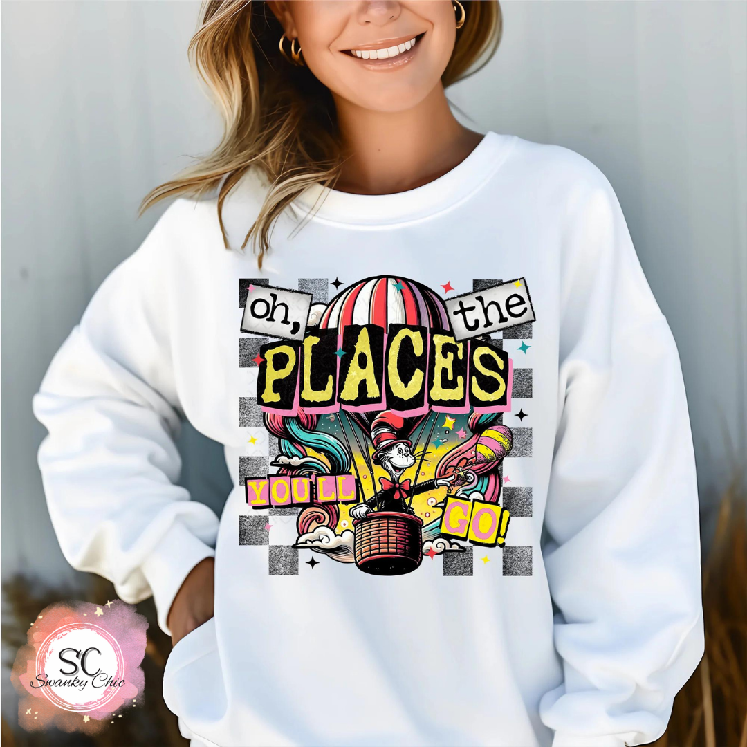 Hayley Jo Loos — Oh the places you’ll go!: XS, Heather aqua 3001cvc, crewneck tee