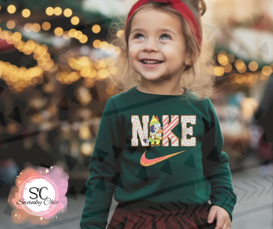 Hayley Jo Loos — NIKE Bluey: Youth Small, long sleeve tee