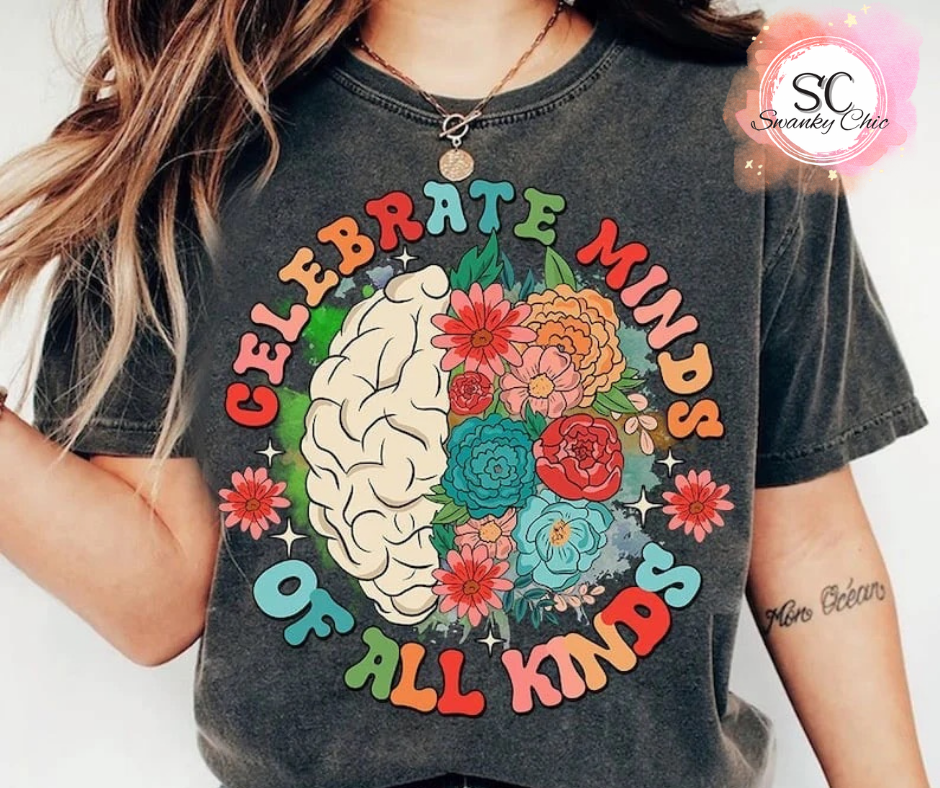 Hayley Jo Loos — Celebrate minds of all kinds: XS, black mineral wash 3650