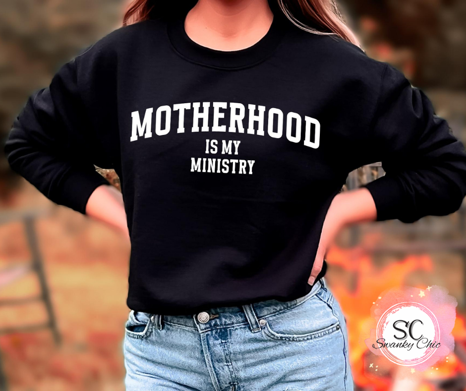 Stephanie Kamps — Motherhood is my ministry: Large, as is, long sleeve tee