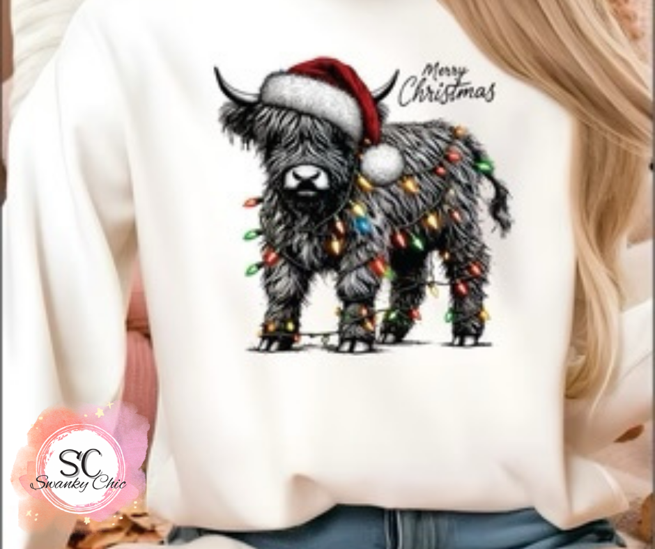 Kendra Engle — Holiday Cow: 3X, (no white), crewneck tee