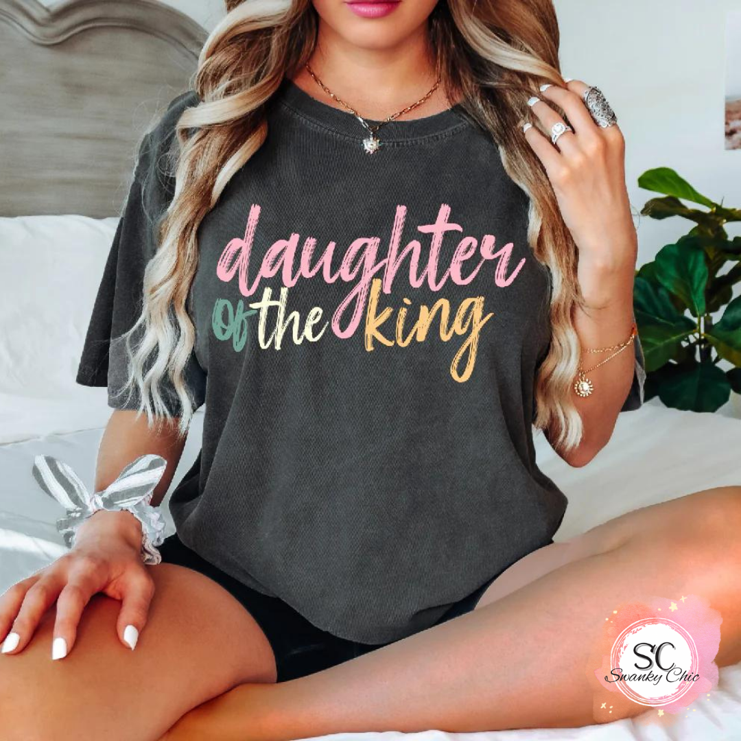 Krista Thornsberry — Daughter of the king: XL, GDH100 new railroad grey, crewneck tee