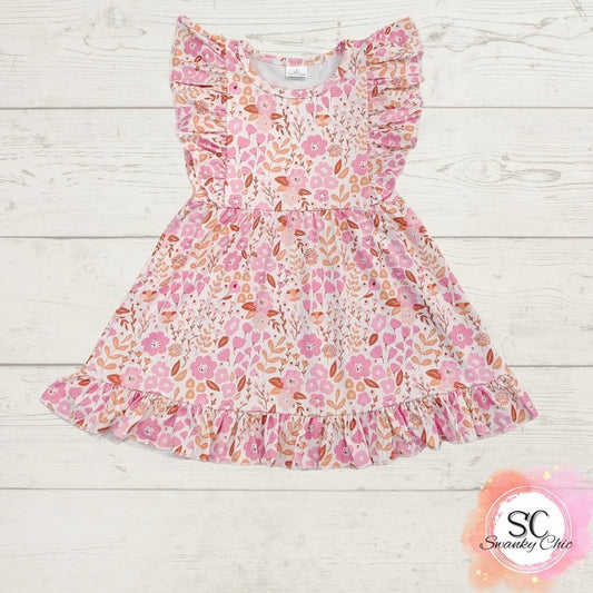 Pam Stokes Hunter — 3T girl’s, flower sleeveless dress