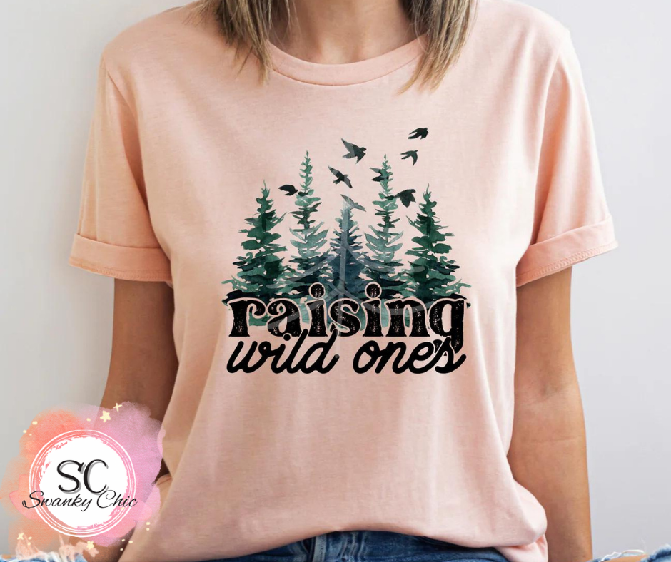 Alyssa Snyder — Raising wild ones: medium, peach, crewneck tee