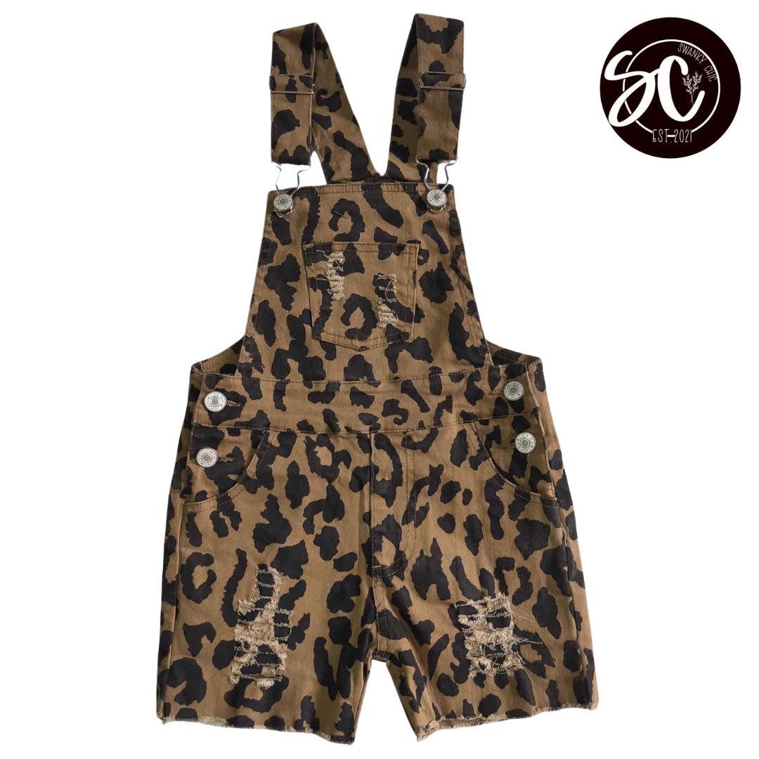 Angi Symons — 7/8 Girl’s, leopard overalls