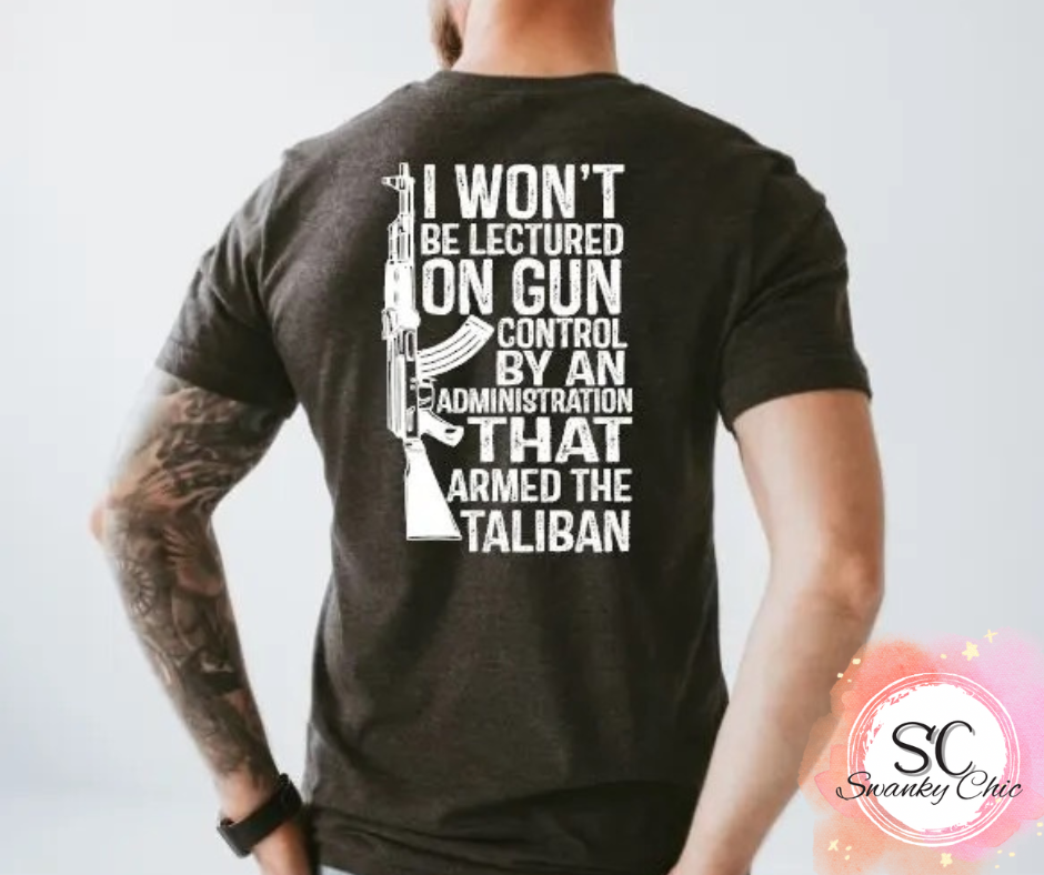 Sarah Cotter — I won’t be lectured: 2X, black, crewneck tee