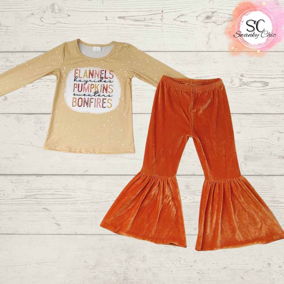 Amy McDowell — 14/16 Girl’s, Fall things velvet bells outfit