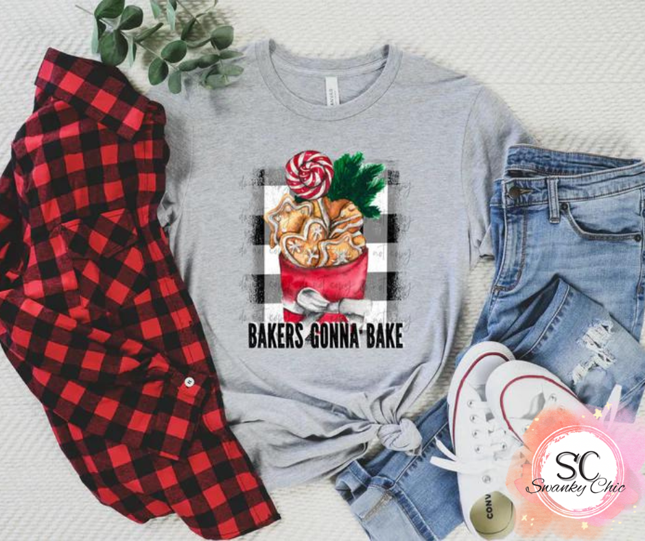Debbie Warner — 9” Bakers gonna bake: 4T, athletic heather, long sleeve tee