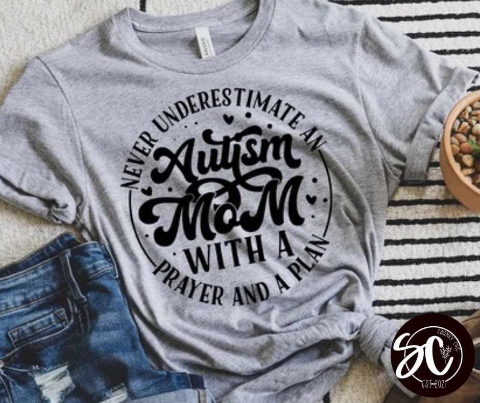 Emily Debney — autism Mom: XL, prism mint, crewneck tee