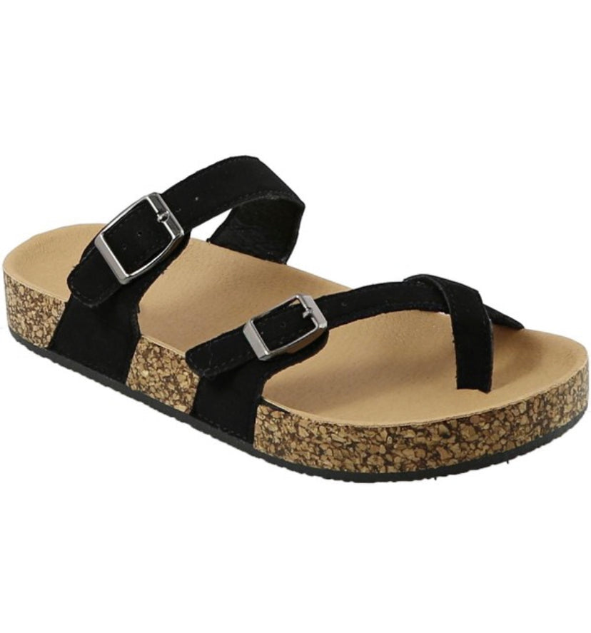 Carey Lachelle — Size 9 black strappy sandals