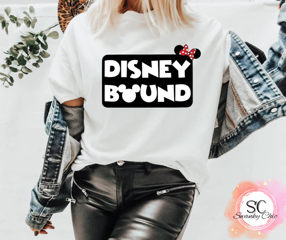Allyson Michelle — Disney bound(Minnie): 4T, white, crewneck tee