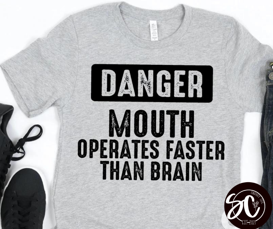 Carey Lachelle — Danger Mouth: Large, athletic Heather, crewneck tee
