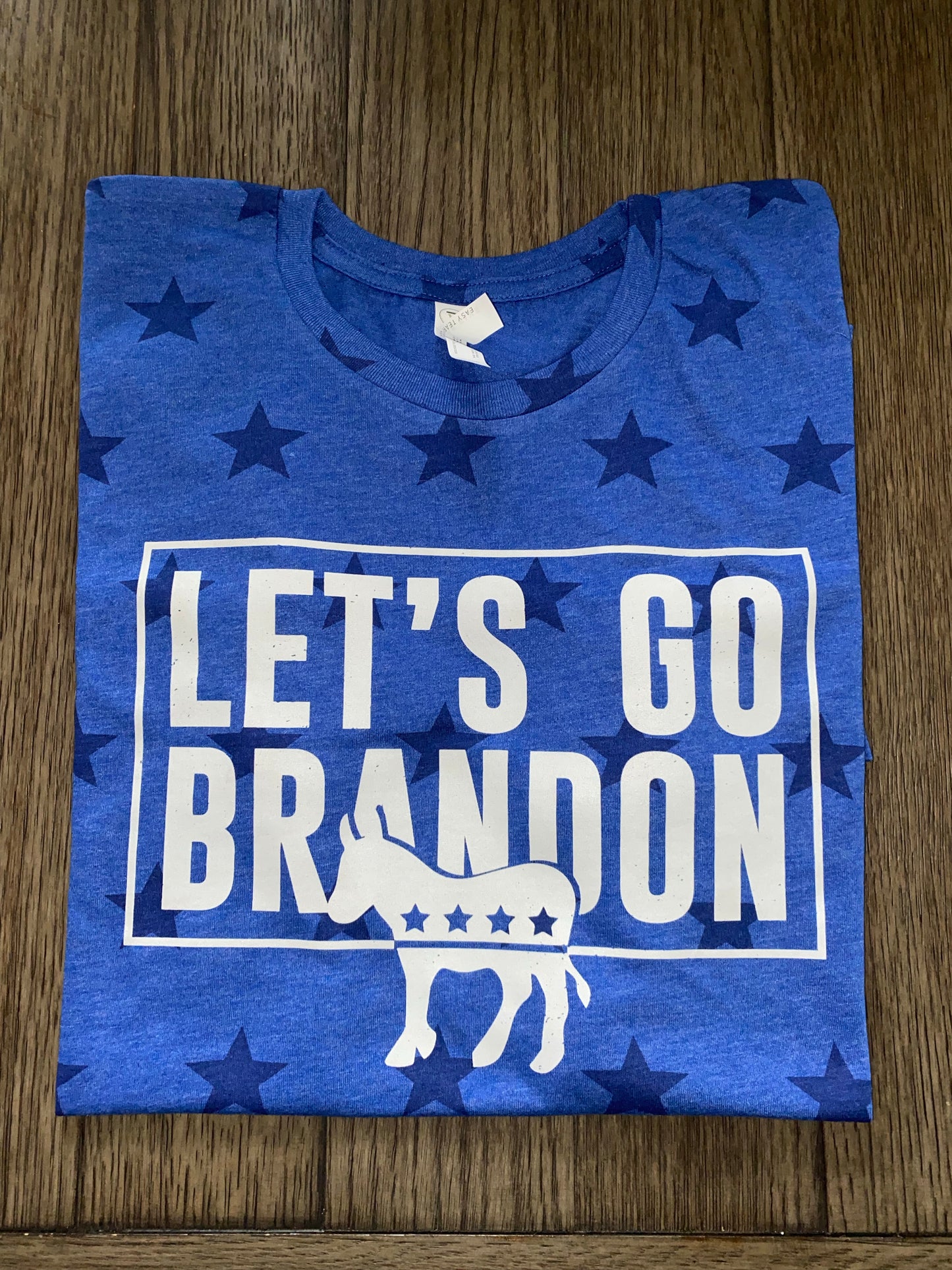 Chelsea Mitchell — Large, true Royal stars, crewneck tee