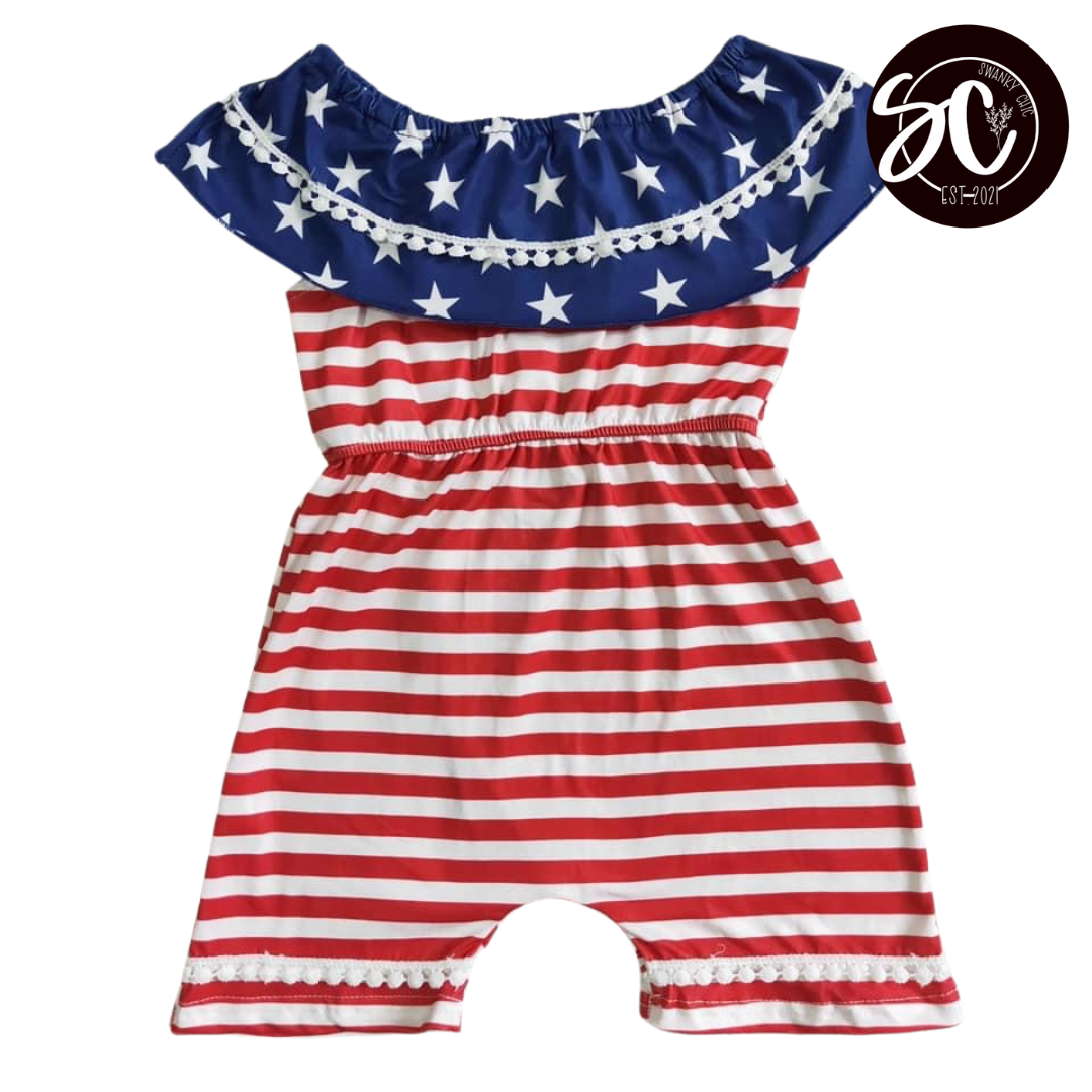 Christy Kuntz — 12/18mos, patriotic romper