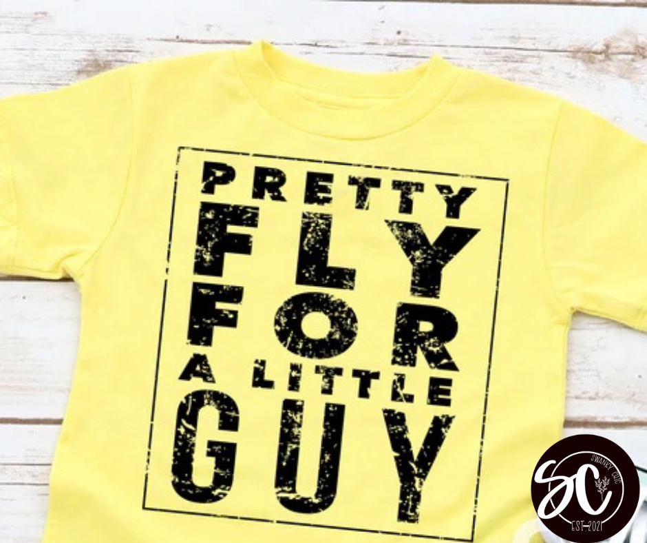 Kristin Elliott York — Pretty fly for a little guy: 4T, bright blue, crewneck tee