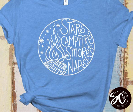 Sarah Gabbard — ⭐️🔥S’mores and naps: Large, Heather true Royal, t-shirt hoodie