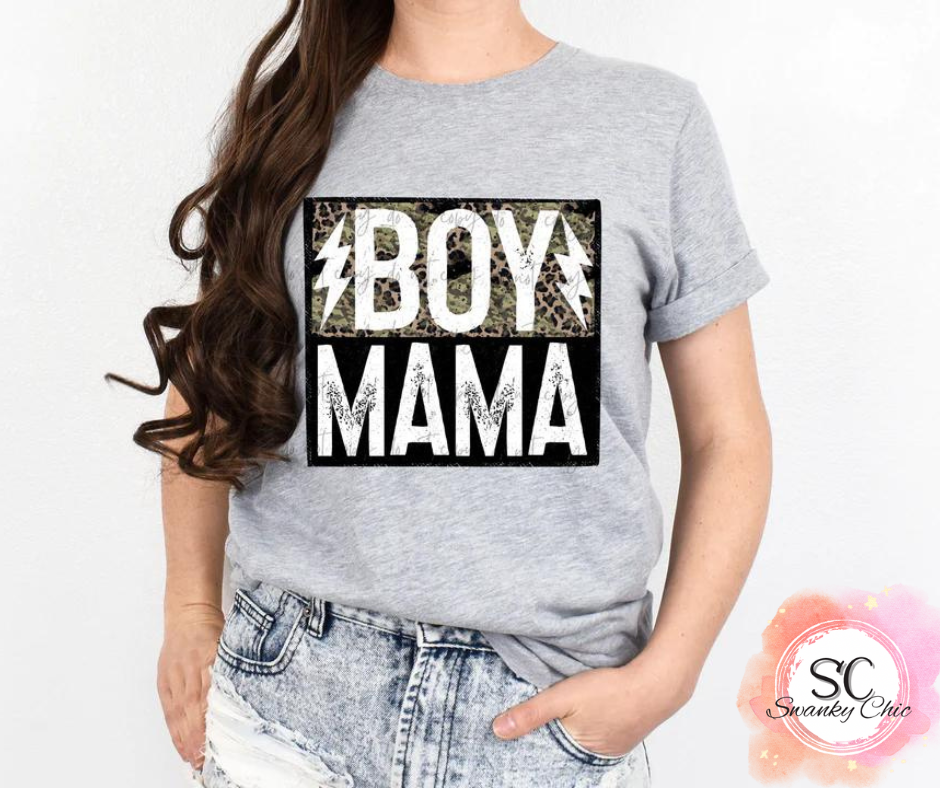 S Stanley Paving — BOY Mama: Small, white 3901, crewneck sweatshirt