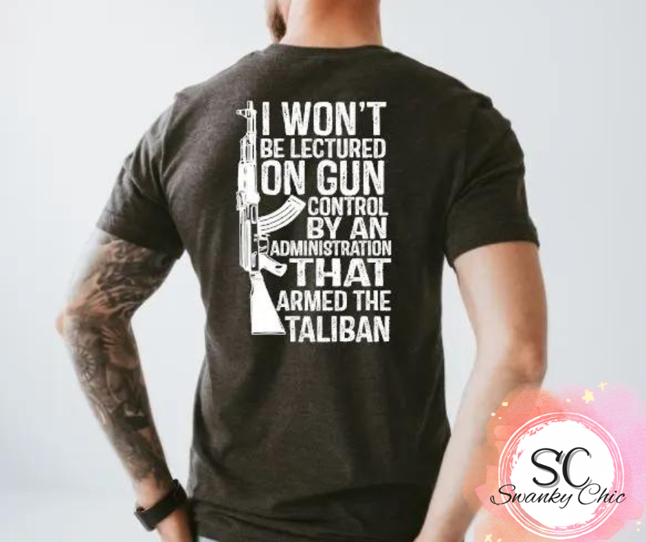 Sarah Cotter — I won’t be lectured: 2X, black, crewneck tee