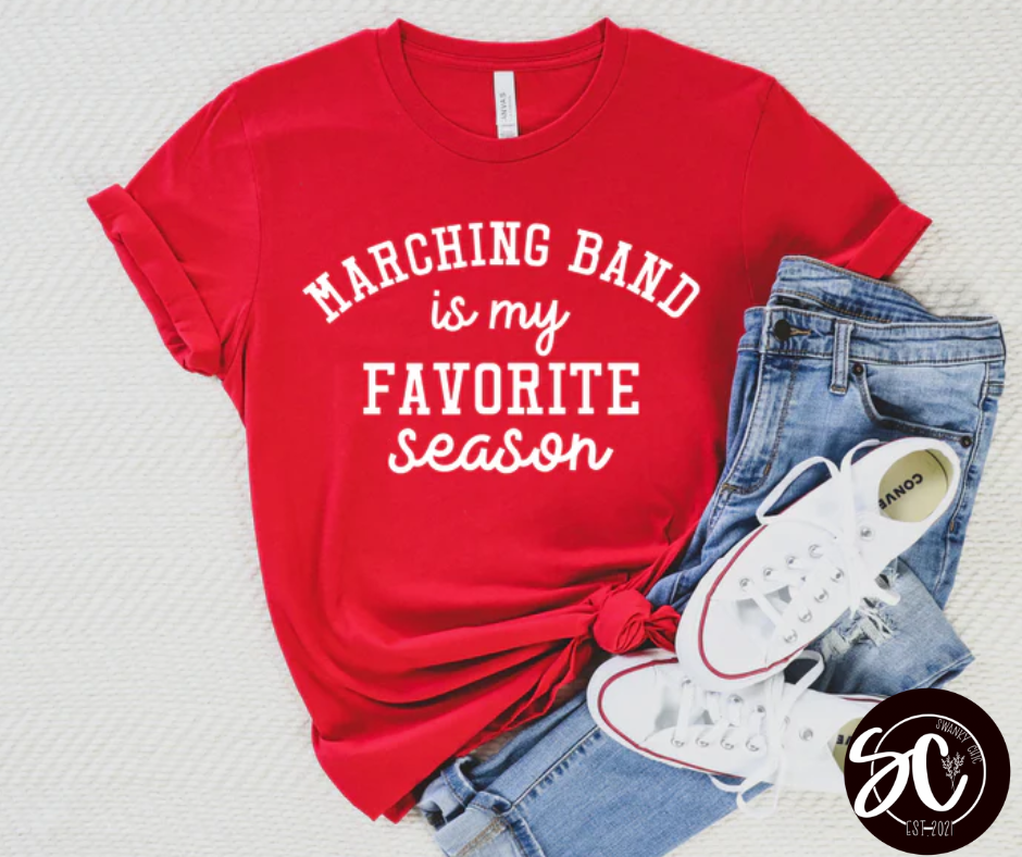 Shanna Childers Pollitt — Marching Band: XL, team navy, crewneck tee
