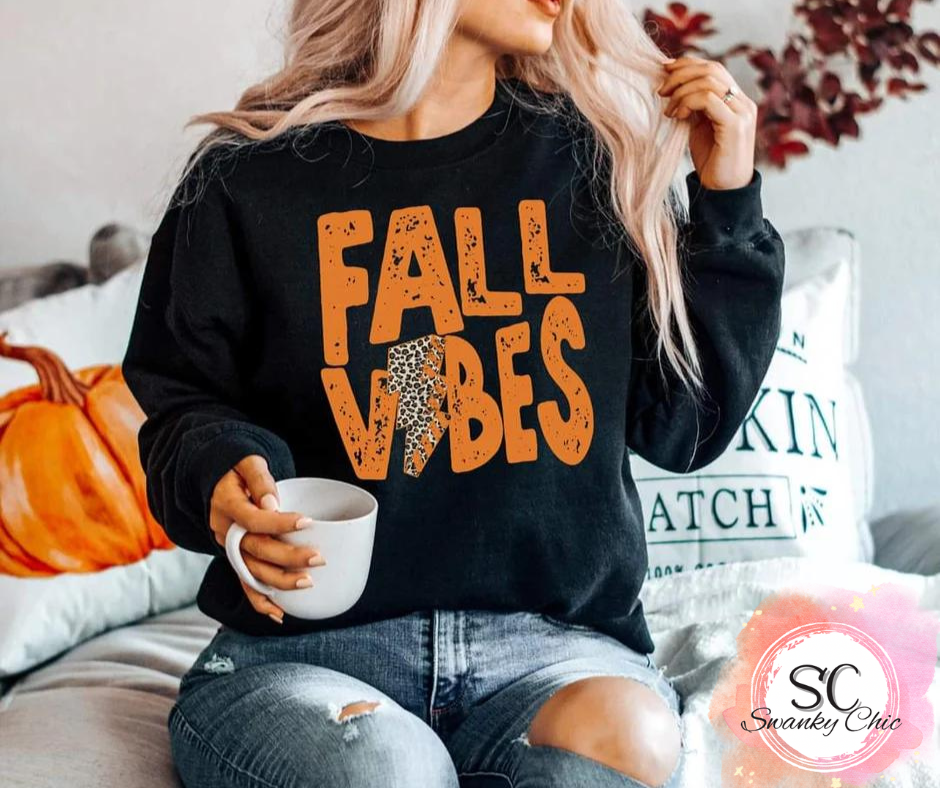 Stacie Shepler — Fall Vibes: X-Large, Black, crewneck sweatshirt