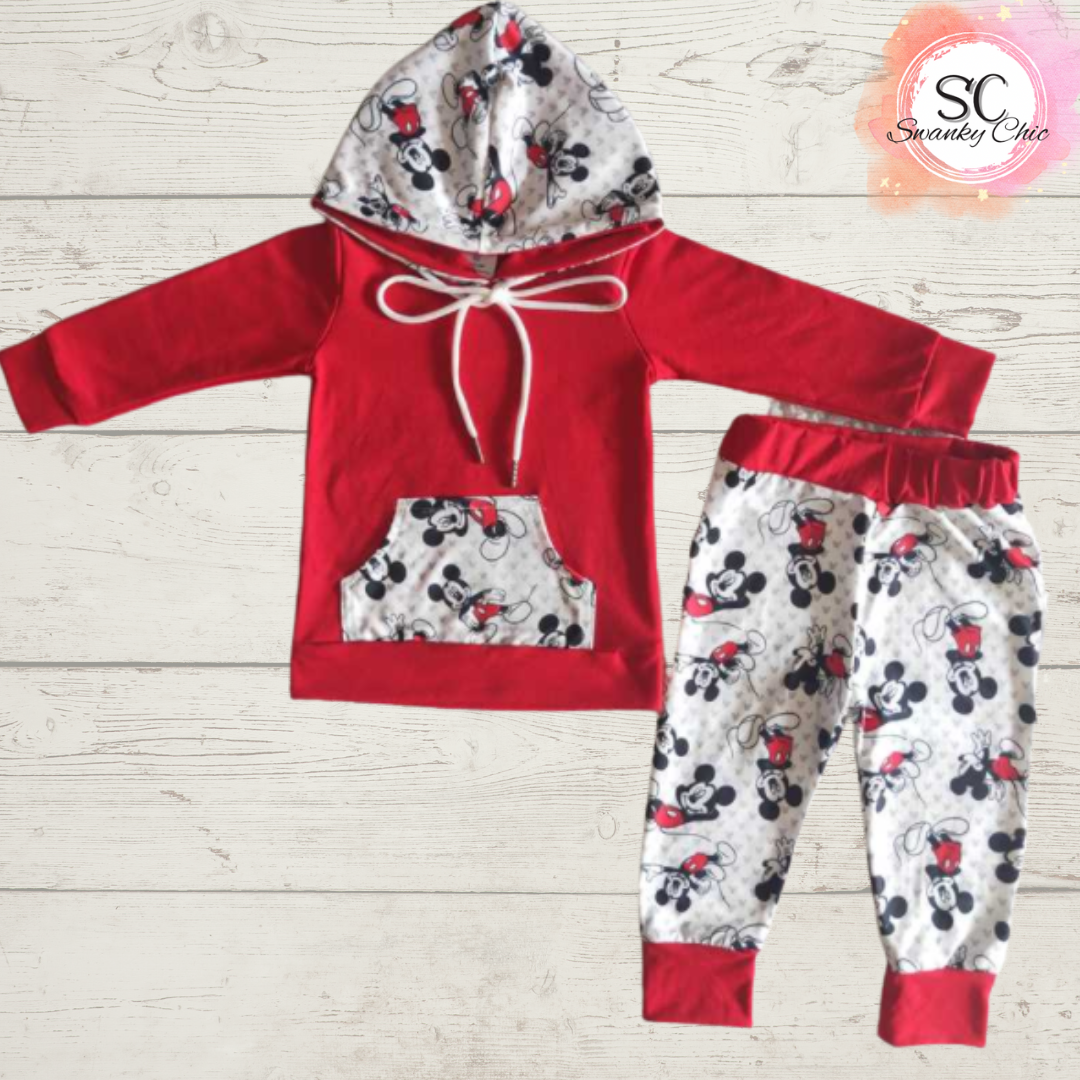 Emily Debney — Boy’s 5/6, Mickey Mouse hoodie set