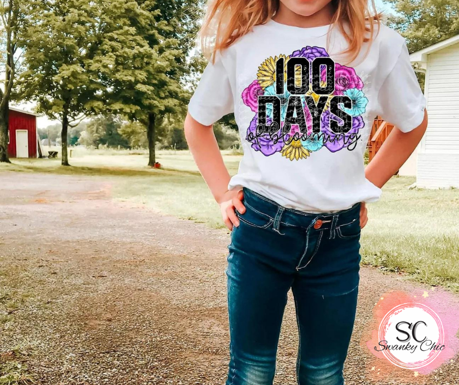 Brittany Martin — 100 Days of school: Youth Medium, (no white), crewneck tee