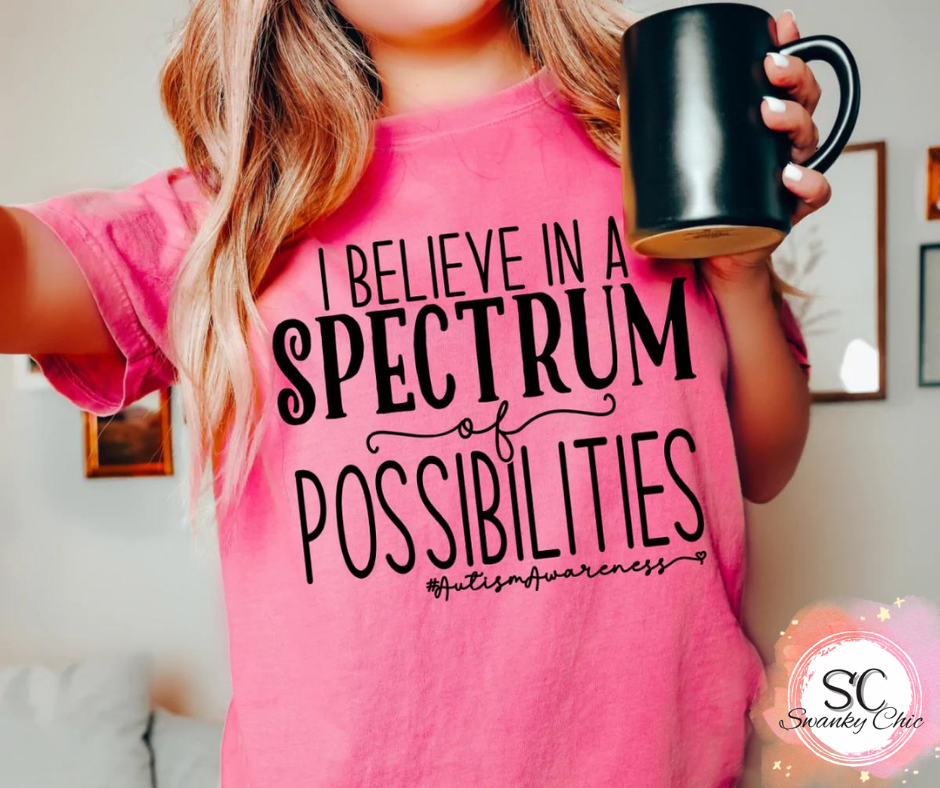 Emily Debney — Spectrum of possibilities: XL, Heather sea green, crewneck tee