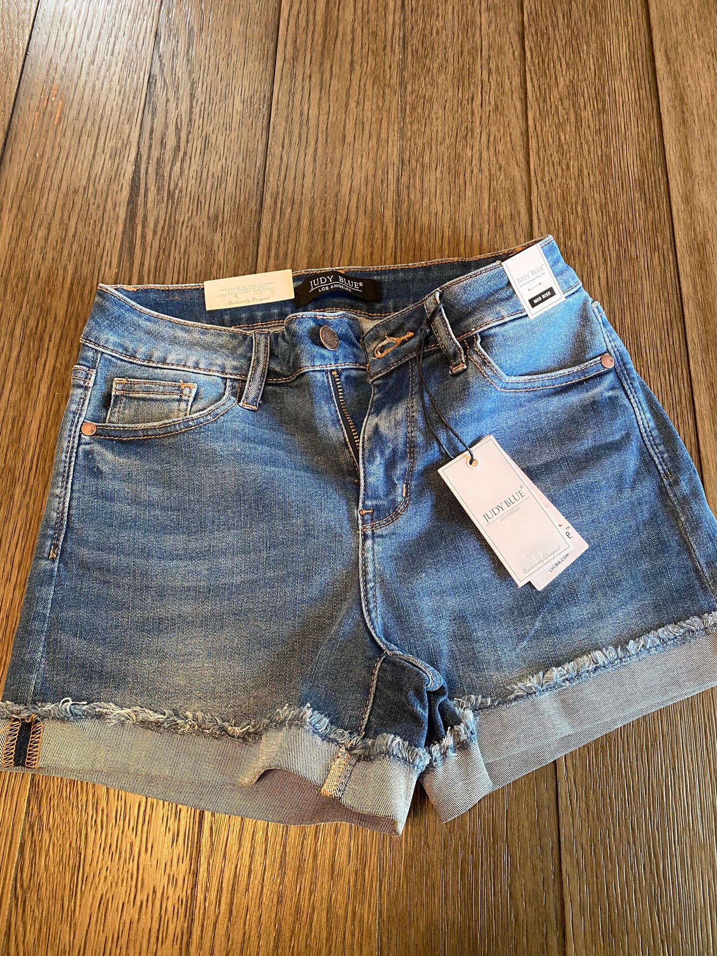 Shonda Sandlin — XL, Judy Blue denim shorts