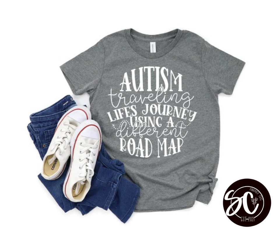 Emily Debney — (youth) Autism’s Road Map: 5/6T, turquoise, crewneck tee