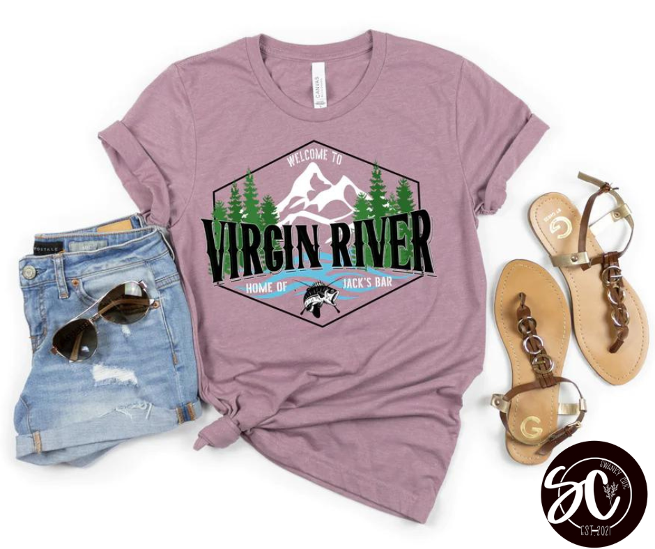 Kristin Mae Mae York — Virgin River: XL, orchid, crewneck tee