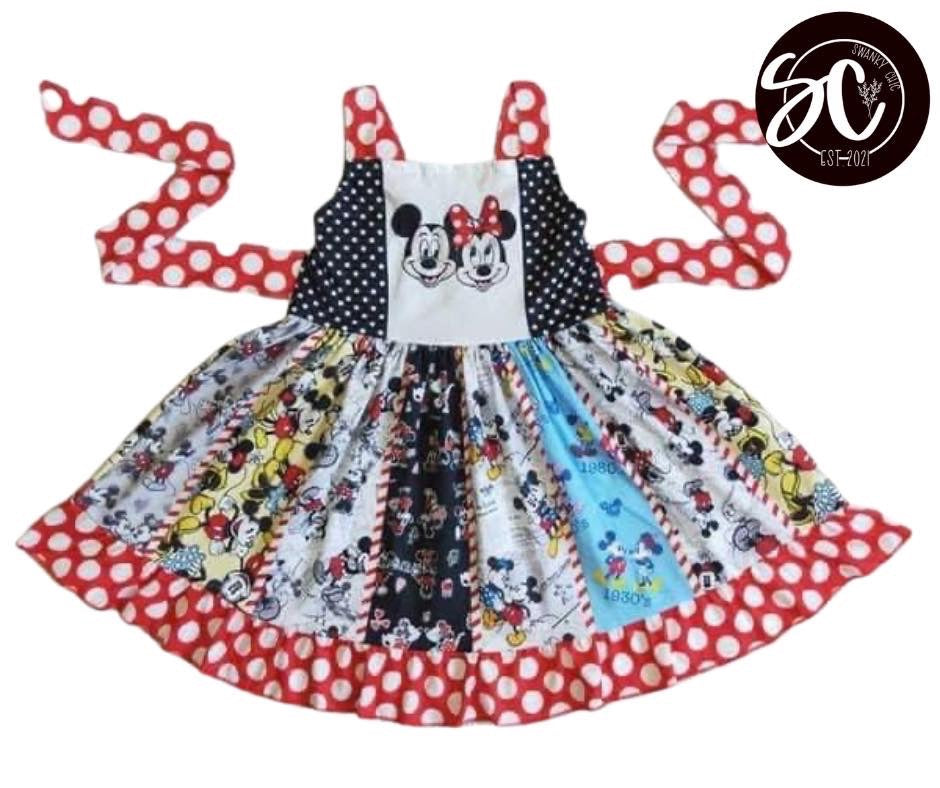 Brittany Leaver-Woodbury — Girl’s 2T, Mickey & Minnie, twirl dress