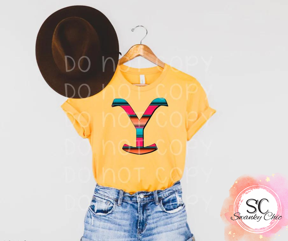Shelly Ervin — Yellowstone brand: XL, 3001 Gold, crewneck tee