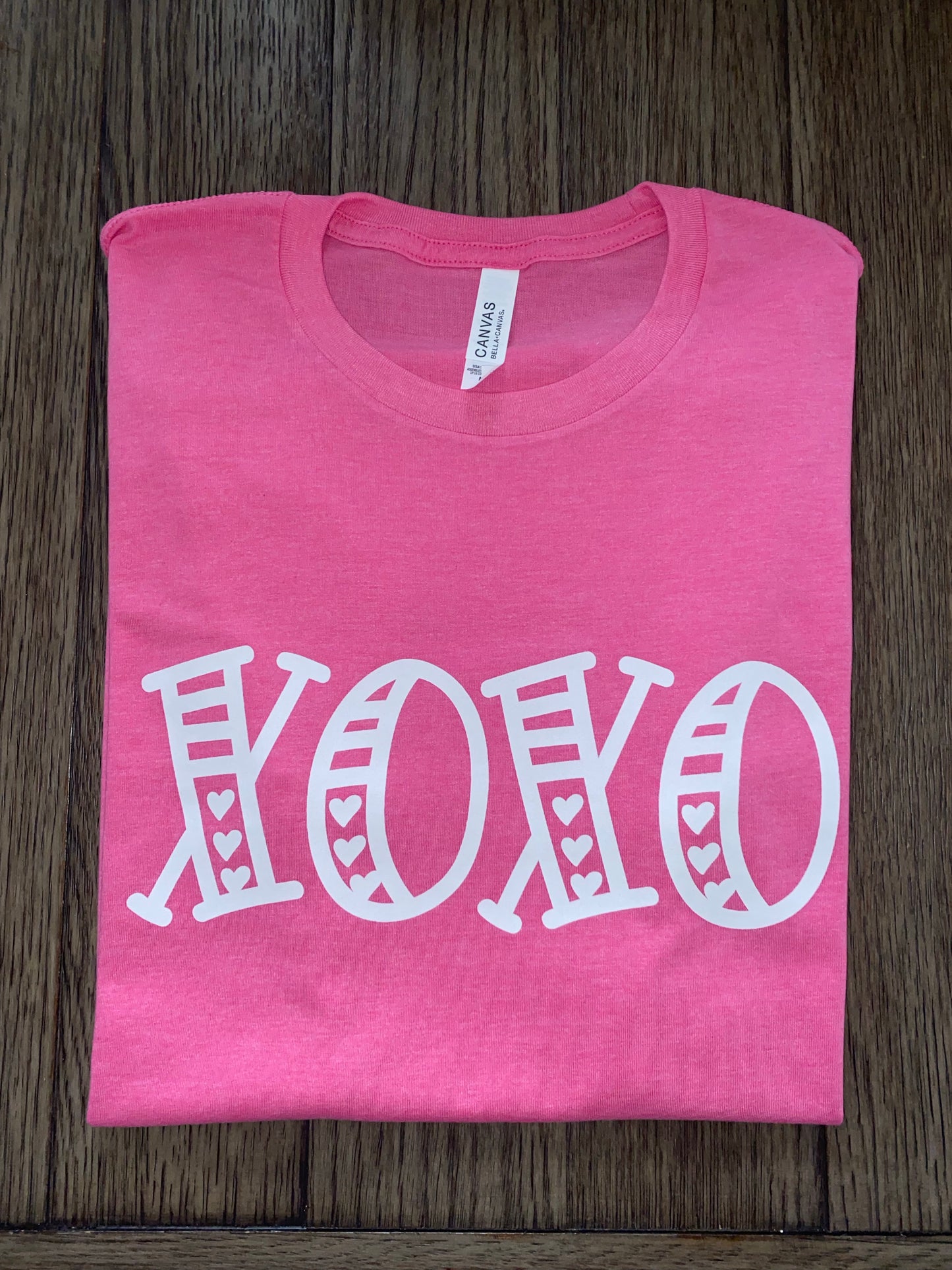 Samantha Taylor — Medium, Heather charity pink, crewneck tee