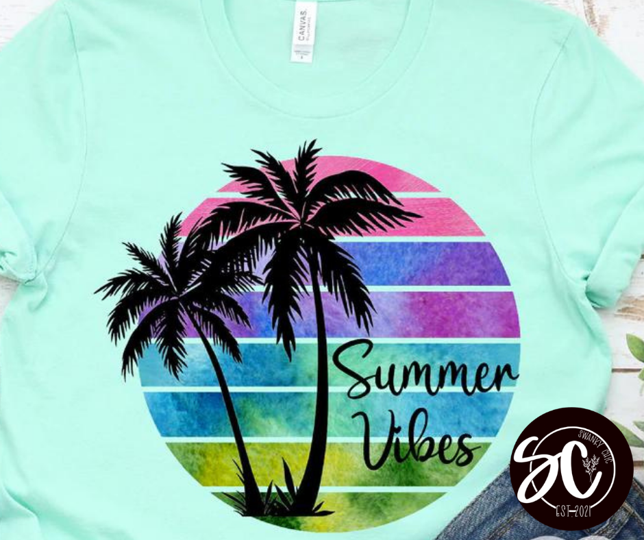 Shannen Carter — Summer Vibes: XL, mint, crewneck tee