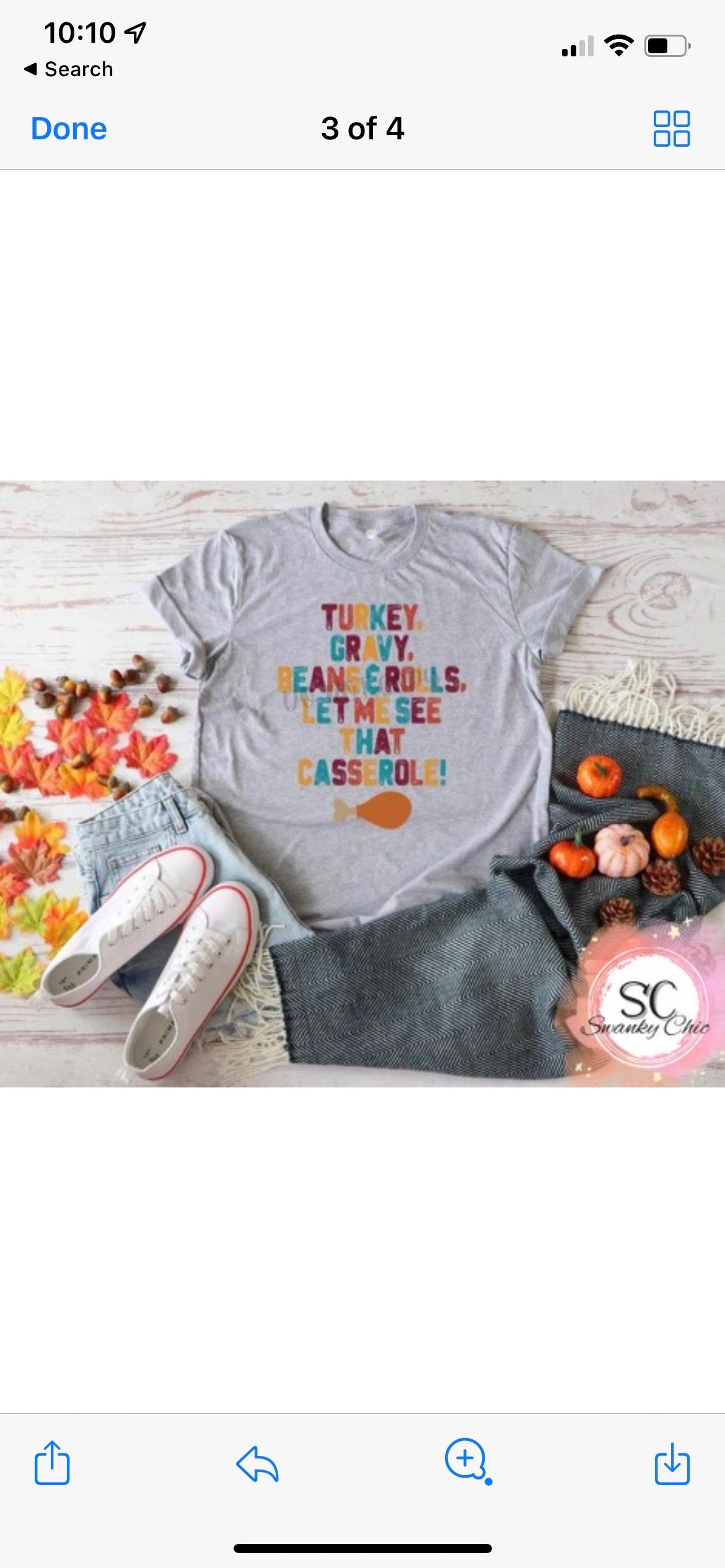 Rhi Younts — let me see that casserole: Large, athletic Heather, crewneck tee