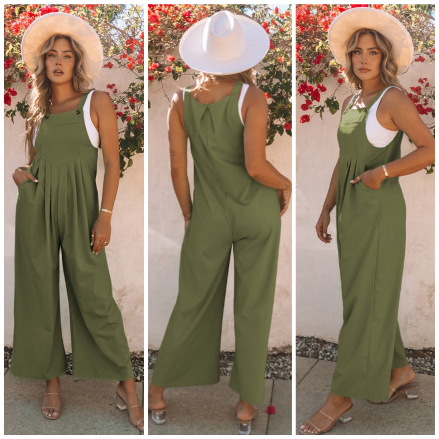 Linsey Moore — Small, green jumpsuit