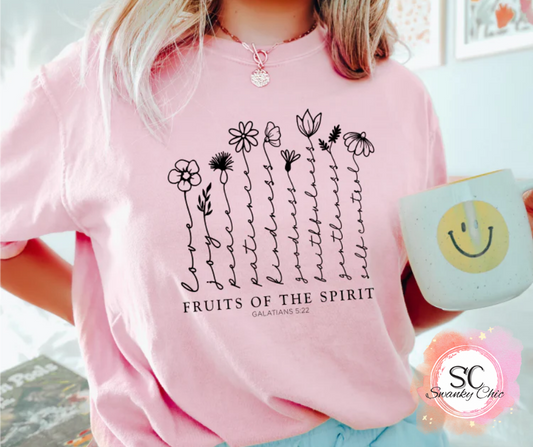 Rhonda Friend — Fruits of the spirit: 2X, (light green) crewneck tee