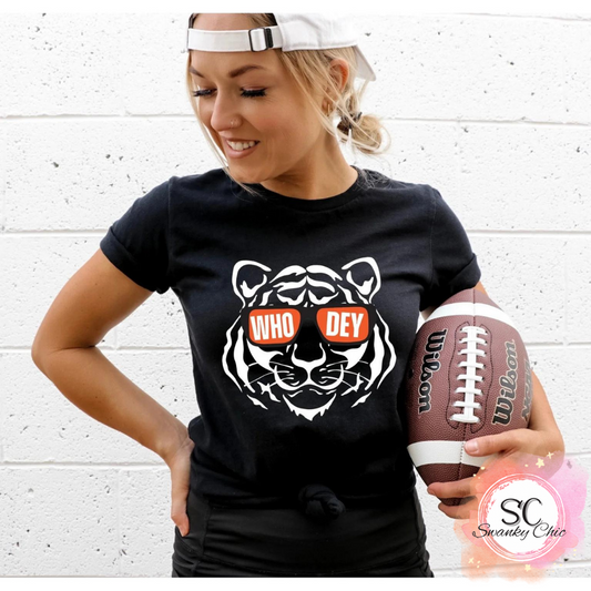 April Beach — WHO DEY: 3X, grey, crewneck tee
