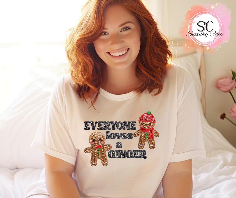 Casey Pitcher — Everyone loves a ginger: Large, deep heather, crewneck sweatshirt