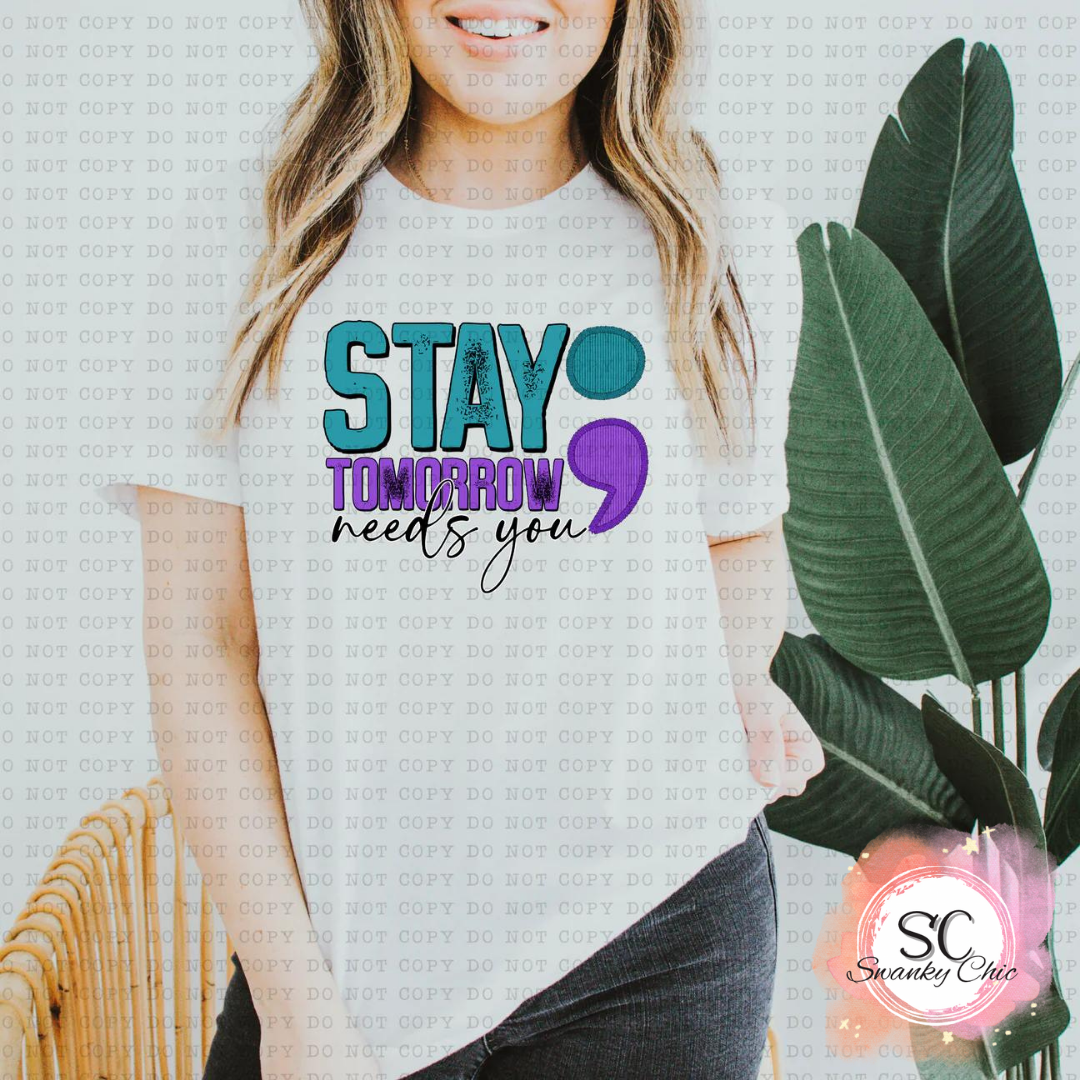 Kristin Herbert — Stay; : Large, storm, long sleeve tee
