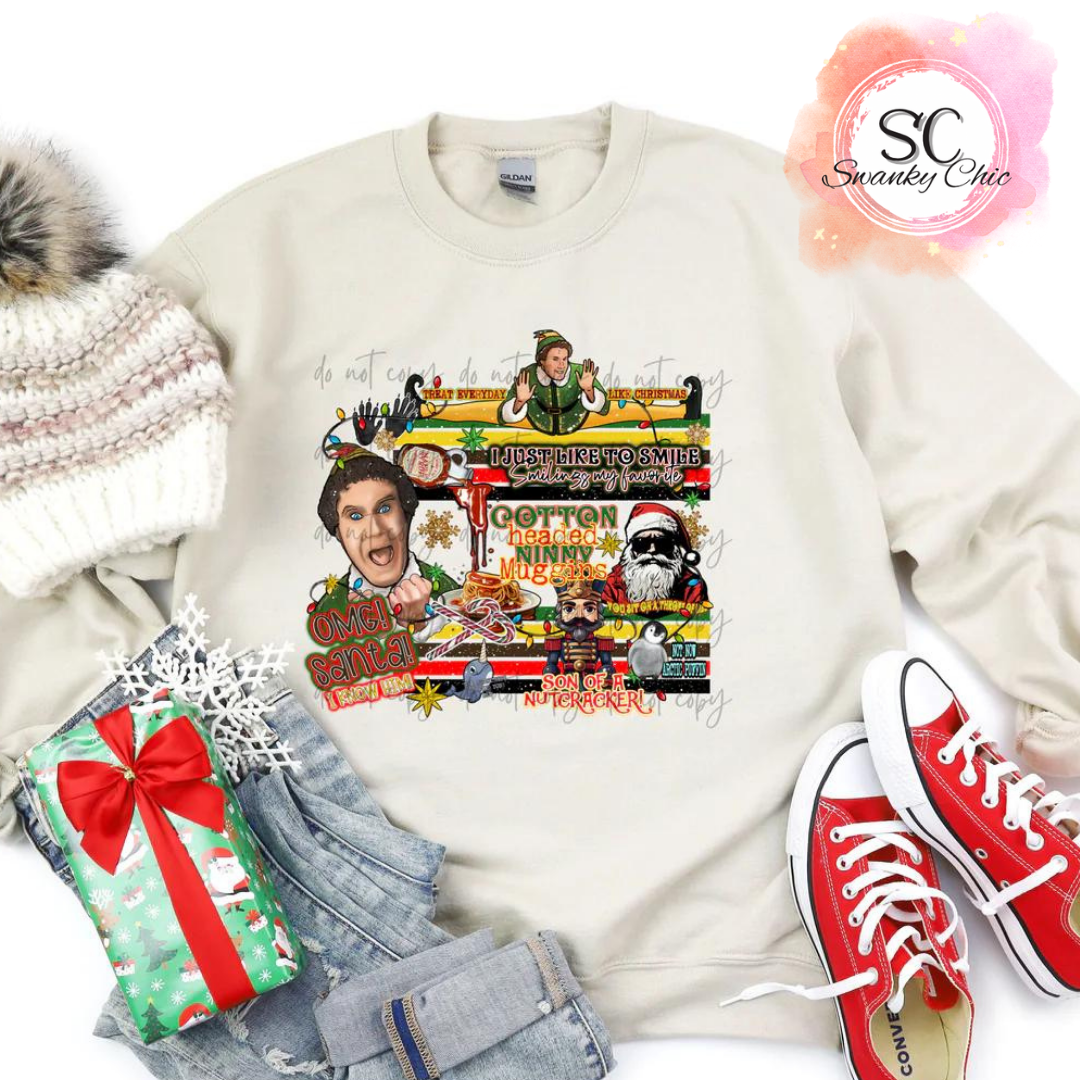 Hayley Jo Loos — ELF: XS, (no white), crewneck sweatshirt