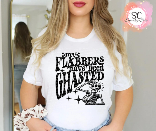 Angi Symons — Flabbergasted: Large, bright color, v-neck tee