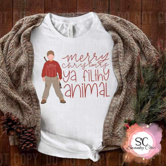 Lindsey Ann Bockhofer — Ya filthy animal: 3T, (sage), crewneck tee