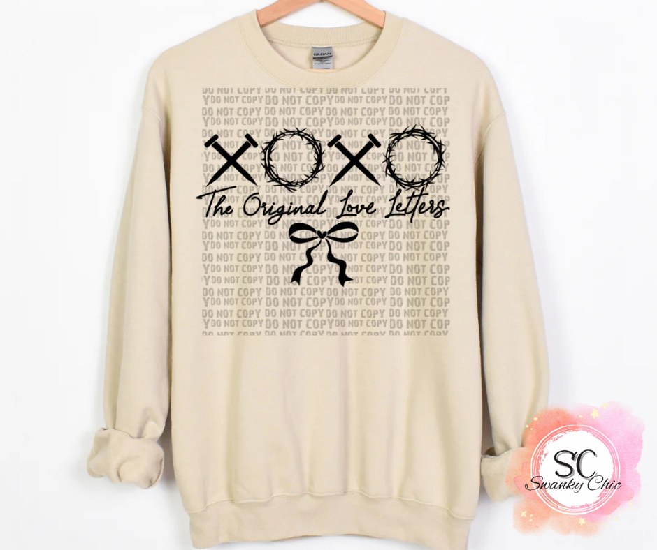 Carey Lachelle — the original love letters: Medium, surprise, crewneck sweatshirt